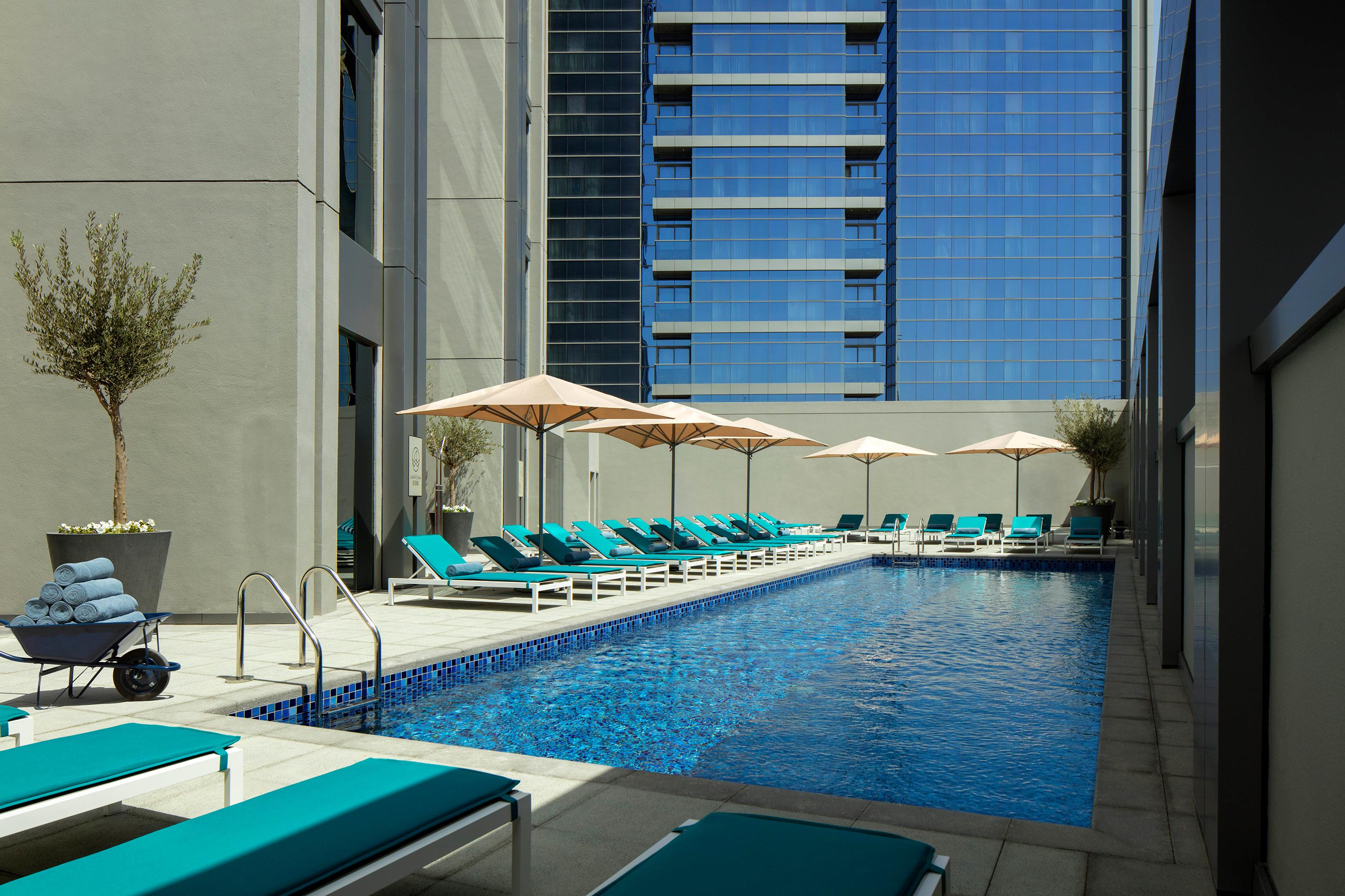 Rove Dubai Marina Hotell Exteriör bild